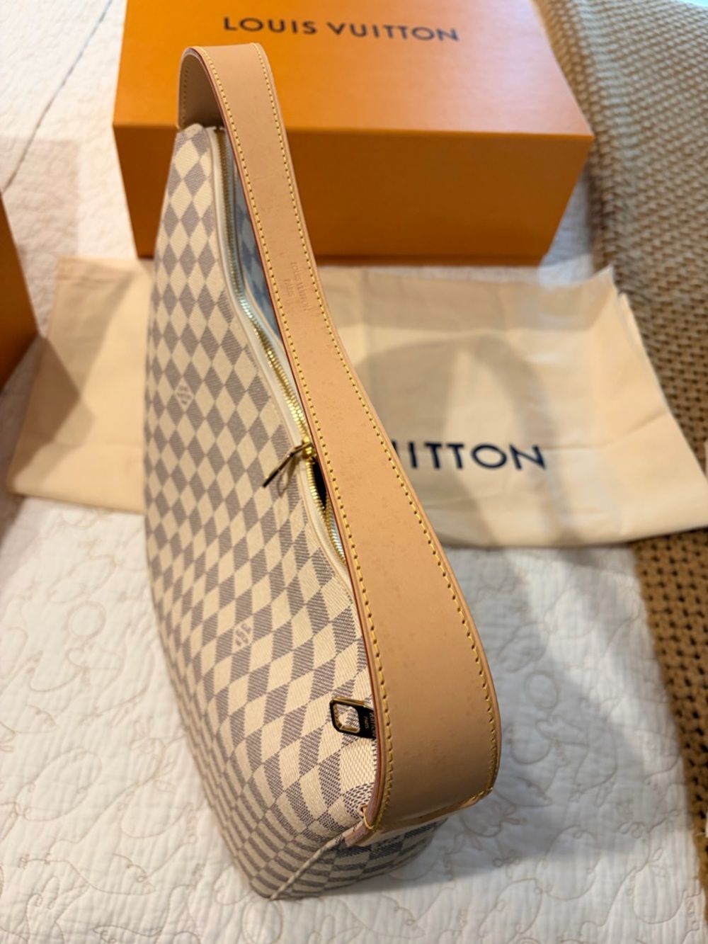 Louis Vuitton Slouchy MM Azur Canvas Hobo Shoulder Bag l - Picture 6 of 7